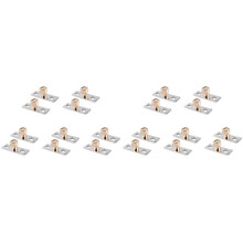 12mm Diámetro de Madera Puerta Corredera Guía Metal Localizador Tapón 20 Unids