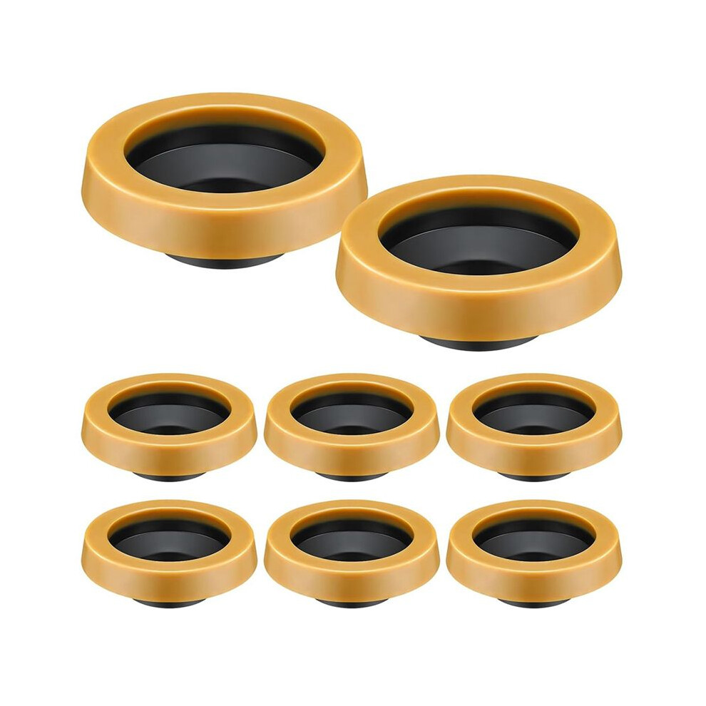 8 Pack Toilet Wax Ring Thick Toilet Bowl Wax Ring Gasket For Toilet Bowl Seal For 3-Inch/4-Inch Waste -Gas 4711684859711