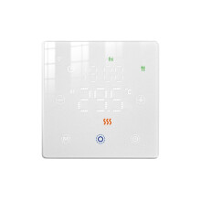 Tuya WiFi Thermostat for Water/Electric Floor Heating Gas Boiler Remote Temperature APP Voice Controller White