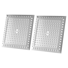 Abfluss-Haarfänger für Badezimmerwaschbecken, 12,2 cm Edelstahl und Silikon-Duschablaufabdeckungen, Geeignet für Abflüsse, 2er-Pack
