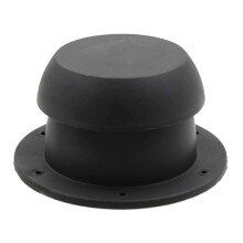Vent Air Afzuigventilator Paddestoelkopvorm RV Dak Ventilatiekap voor Campers Stationwagens Camping (Zwart)