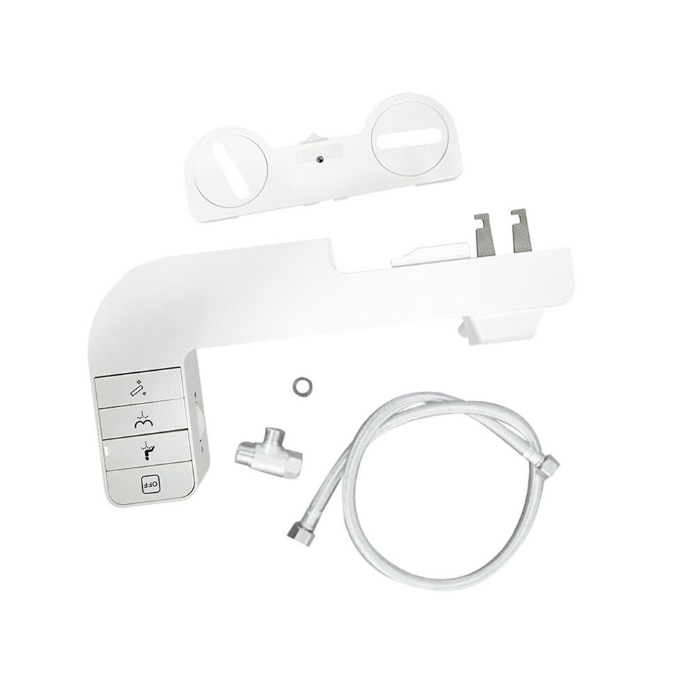 Bidet Attachment Non-Electric Sprayer Adjustable Water Pressure For Toilet Dual Retractable Nozzles For Toilets B 6034020687761