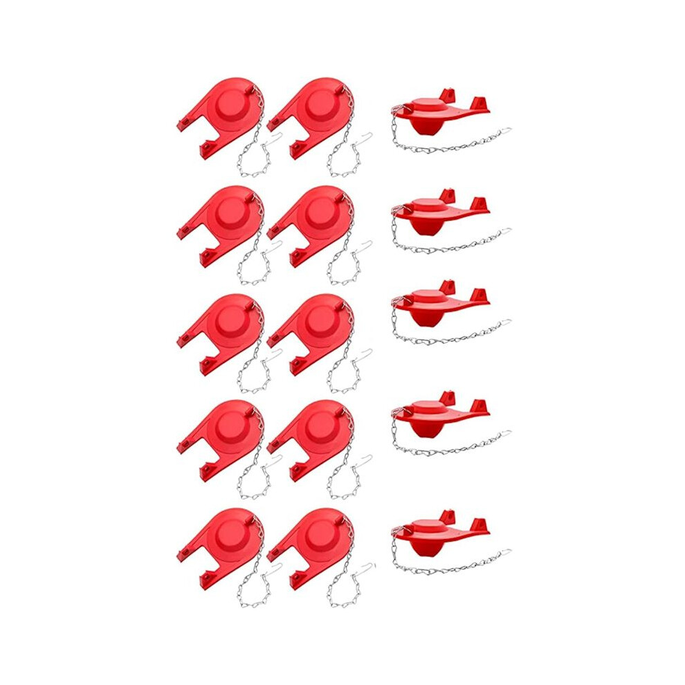 15Pcs Toilet Flapper Replacement Kit Universal Toilet Plug Flapper With Chain For 2 Inch Flush Valves, Water Saving 4713648938470