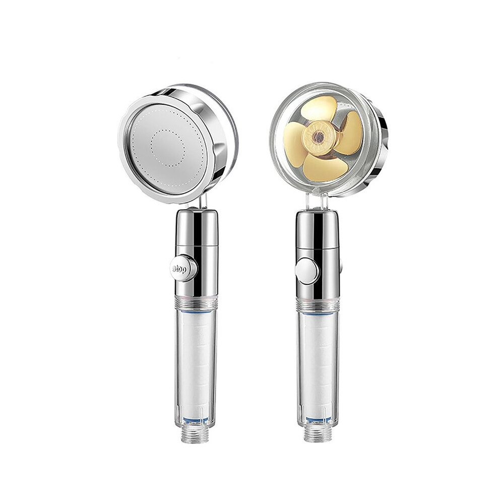 Supercharged Shower Shower High Pressure Shower Set Super Turbo Shower With 3 Spray Modes Gold 6033193074125