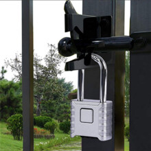 Heavy Duty Combination Padlock, Outdoor Padlock, Mechanical Combination Lock for Lockers,Gates(Silver)