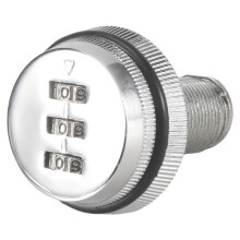3 Digit Combination Cam Lock 30mm Keyless Password Lock Mailbox Cabinet Mechanical Locks for Mailbox Cabinet Door C