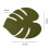 Silicone Coaster Cup Pad Leaf-Shaped Insulation Pad Table Mat Cup Mat for Dining Table Decoration Hot Drink Holder 8