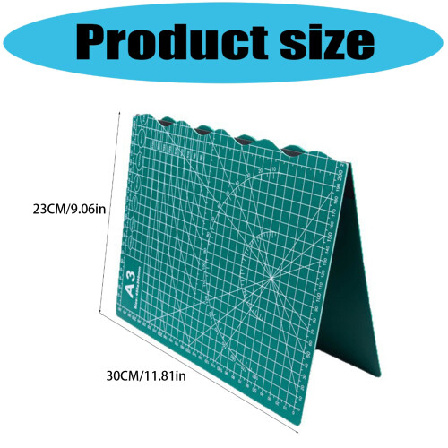 Faltbare Schneidematte, PVC-Materialien, Schneidebrett, A3, 1