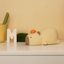 Desenho Animado Kapibara Night Light Presente de Aniversário Atmosfera Night Light Dormitório Desktop Lâmpada de Cabeceira para Dormir