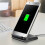 15W Fast Wireless Charger Stand for Phone, Black, Type C 12