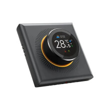 Termostato Inteligente con Perilla WiFi para Calefacción por Suelo Radiante, Caldera de Gas y Agua, Controlador de Temperatura Programable para