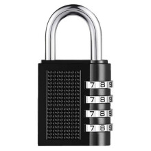 Outdoor 4-Digit Long-Handle Waterproof Combination Padlock Padlock for School Locker Gym Locker Fence Door
