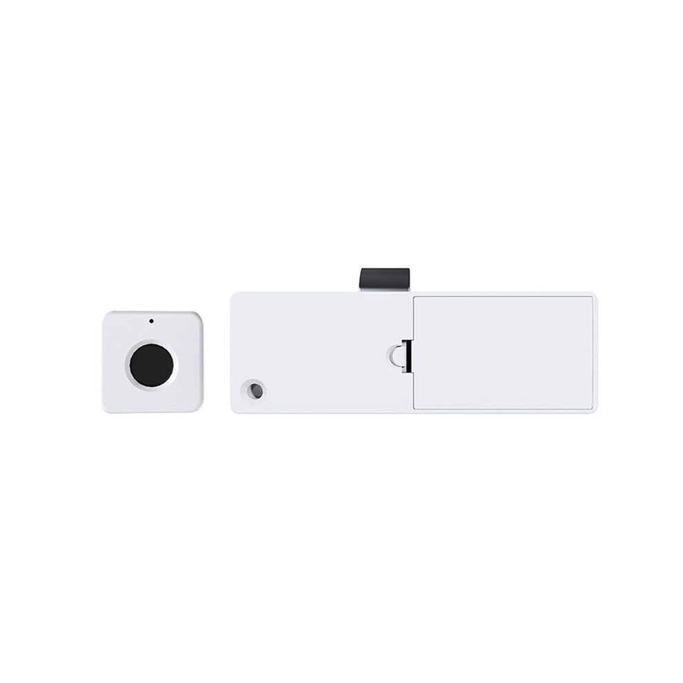 Biometric Fingerprint Lock White Anti-Theft Drawer Lock Keyless Fingerprint Security Furniture Door Lock 4712869916922
