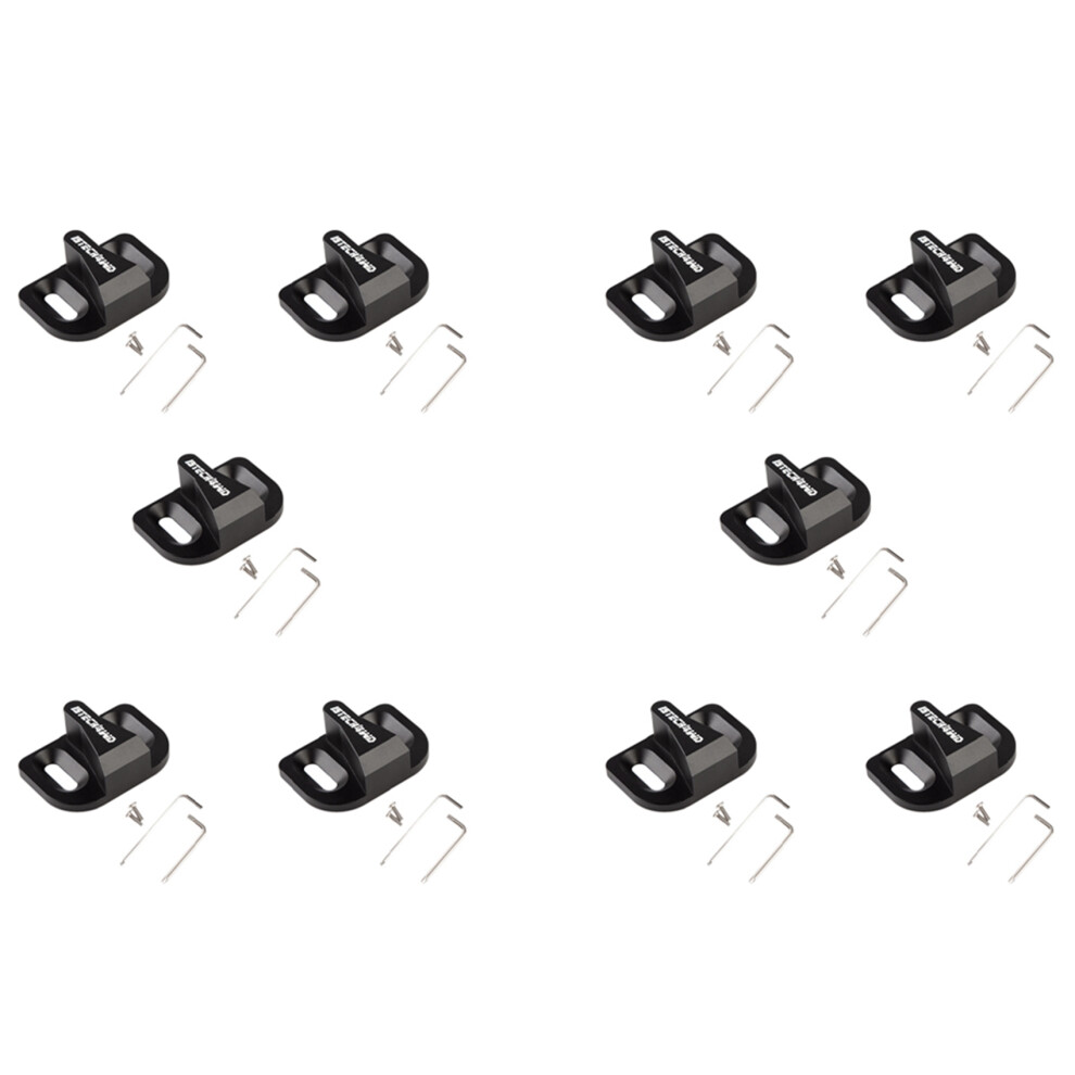 10X Modification Tailgate Protection Limiting Stopper Solve Abnormal Noise Door Lock Buckle For Prado Rav4 03-21 6031817339285