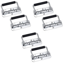 6Pcs 304 Stainless Steel Spring Handle Prop Box Tool Aluminum Box Handle Activity Handle Folding Industrial Handle