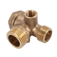 1 Three-Way Air Compressor Check Valve Direct Connection Air Compressor Check Valve,Valve Port: 20mm 16mm 10mm