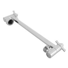 Shower Arm Extension, Arm Extender,Adjustable Height Shower Arm,Brass Shower Extension Arm,High Polished Chrome Finish 9 inch