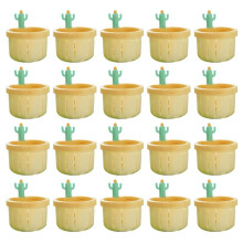 Cactus Sink Drain Filter, Push to Dump, Sink Drain Basket Filter, Kitchen Garbage Collection Filter Yellow