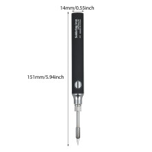 Mini fer à souder USB - 650 mAh, 151 14 mm, noir