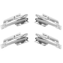 4X 80 Degree Sprung Hinges Cabinet Door Lift Stay Flap Top Support Cupboard Kitchen