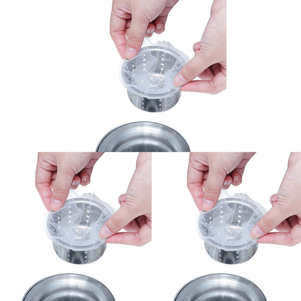 600Pcs Sink Filter Dish Washing Sink Drain Residue Filter Garbage Bag Water Cut Bag Kitchen Shower Floor Drainer 4711039582639