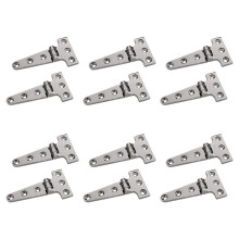 12 PCS Heavy Duty T Dobradiça 316 Aço Inoxidável FundiçãO de Classe Marinha Dobradiça Porta Hatch Dobradiça
