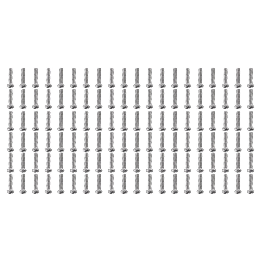 M2 X 8Mm 304 Stainless Steel Phillips Pan Screws Bolt 120Pcs 6033897286480