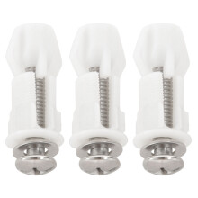 Toilet  Hinges Screws WC Hole Fixing Easy Installation 6 Pack