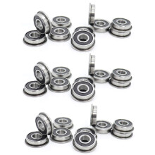 30 Uds F695-2RS 5X13X4mm Rodamientos de Bolas de Ranura Profunda En Miniatura F695RS para Impresora 3D VORON Mobius 2/3