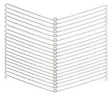 20 Recessed Lighting Springs, Stainless Steel Torsion Spring Clips Recessed Lighting Accessories, 8.25 Inch