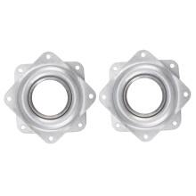 2X Lazy Susan Bearing Metal Swivel Plate - 95 x 95 x 9 mm