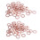 100 Pcs Copper Crush Washer Flat Seal Ring Fitting 6mm X 10mm X 1mm 1