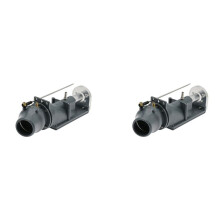 2X Water Jet Thruster Power Sprayer Pump Water Jet Pump with 3 Blades Propeller Coupling Fit 540 Motor for RC Jet Boat
