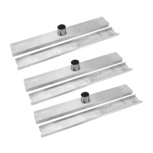 3X Linear Channel Floor Drain Gate Stainless Steel Type Shower Bathroom Drain Cover Invisible Large Floor Drain 50cm
