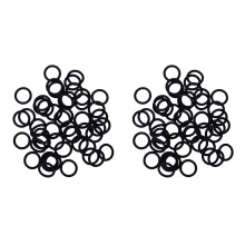 100 x Nitrile Rubber O Ring Black 11 mm x 15 mm x 2 mm Washer Sealing Bags Rubber Pads