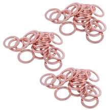 60 Stk 10mm x 14mm x 1 mm Kupfer Unterlegscheibe Dichtung Distanz Siegel