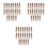 3/8 Inch Mist Cooling System Quick Connect Joint Mist Nozzle T-Connector (60Pcs)-(Diameter: 3/8 Inch, Single Nozzle) 1