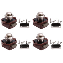 Push Button Lock Door Catch Knobs Household Push Button Drawer Catch Lock Cupboard Drawer Door Furniture
