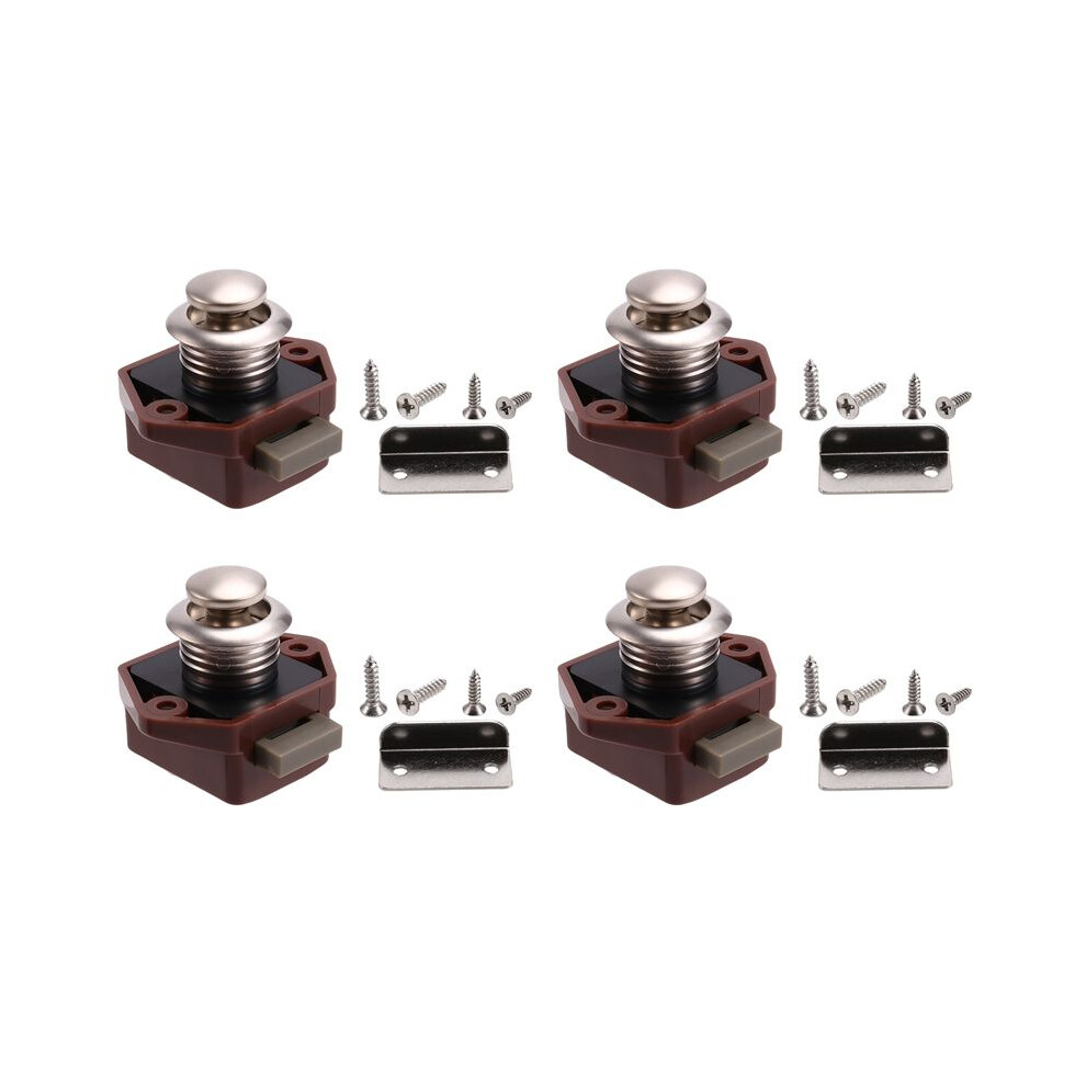 Push Button Lock Door Catch Knobs Household Push Button Drawer Catch Lock Cupboard Drawer Door Furniture 4713941689475