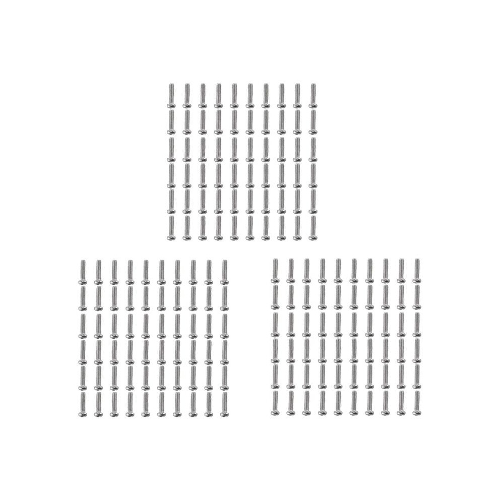 M2 X 8Mm 304 Stainless Steel Phillips Pan Screws Bolt 180Pcs 6031515069712