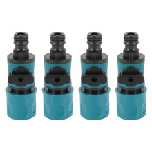 4X Valve with Quick Connector Agriculture Garden Watering Prolong Hose Irrigation Pipe Fittings Hose Adapter