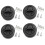 4X Slam  Hatch Round Pull  1/2 inch Door Replace M1-63 RV Marine 1