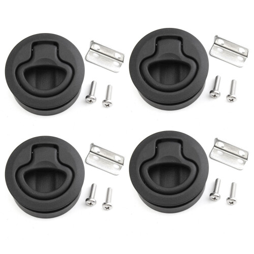 4X Slam  Hatch Round Pull  1/2 inch Door Replace M1-63 RV Marine