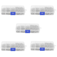 4000 Pcs Vis A Auto Tarauder en Acier Inoxydable D' Assortiment, Kit de Verrou D'Ecrou de M2