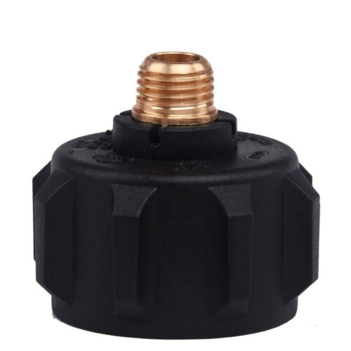 QCC1 Propan Adapter Gasregelventil Fitting mit Mutter und 1/4 Zoll AußEngewinde
