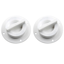 2X New Water Valve Deck Drain Scupper Drain Valve Outlet for Marine Boat Raft Yacht