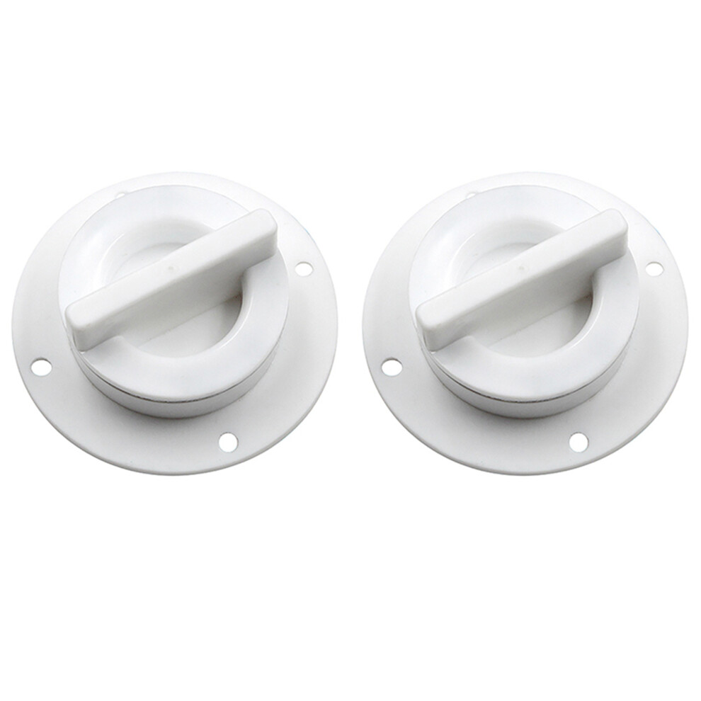 2X New Water Valve Deck Drain Scupper Drain Valve Outlet For Marine Boat Raft Yacht 4711063574891