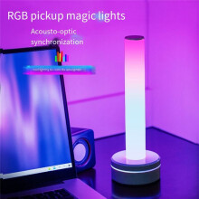 RGB Light Bar Musik Synkroniserad RGB LED Light Bar Röststyrt USB Nattljus Röststyrt Atmosphere Light