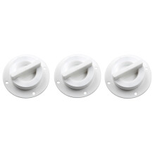 3X Nouveau Débouché de Soupape de Vidange de Dalot de Vidange de Plate-Forme de Soupape D'Eau pour Le Yacht  de Radeau