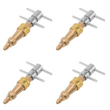 4X Tools High Pressure Washer 1/4 Inch FNPT Refrigerator Quick Coupling Brass Washer Quick Connect Plug